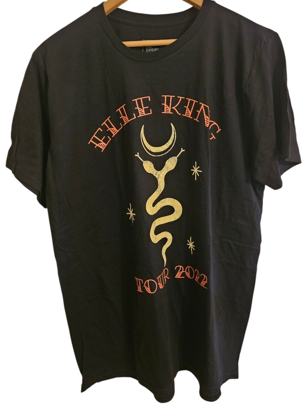 The Thread Shop Elle King Tour 2022 Black Graphic Tee Sz L New Unisex